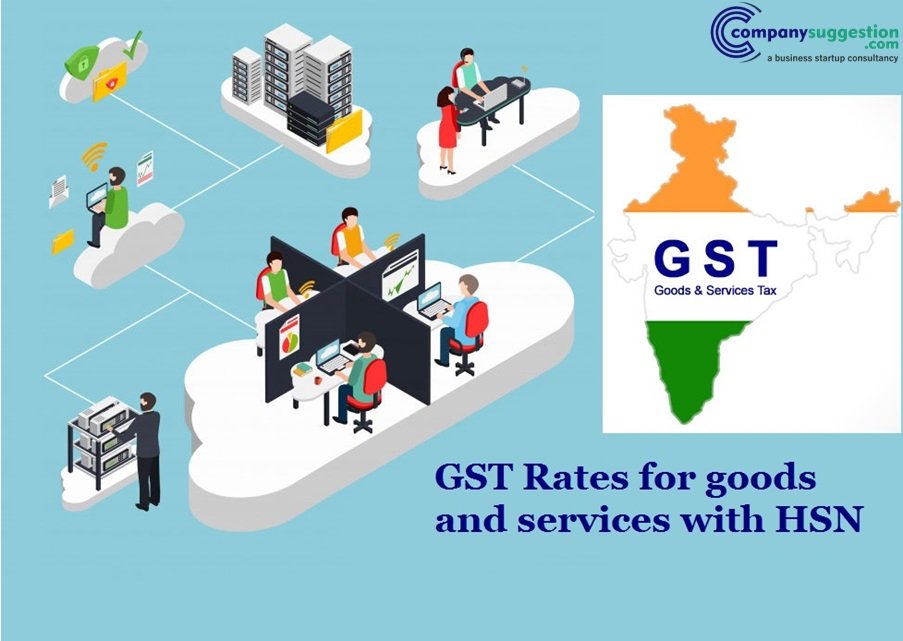 Which GST rate applies to goods and services?