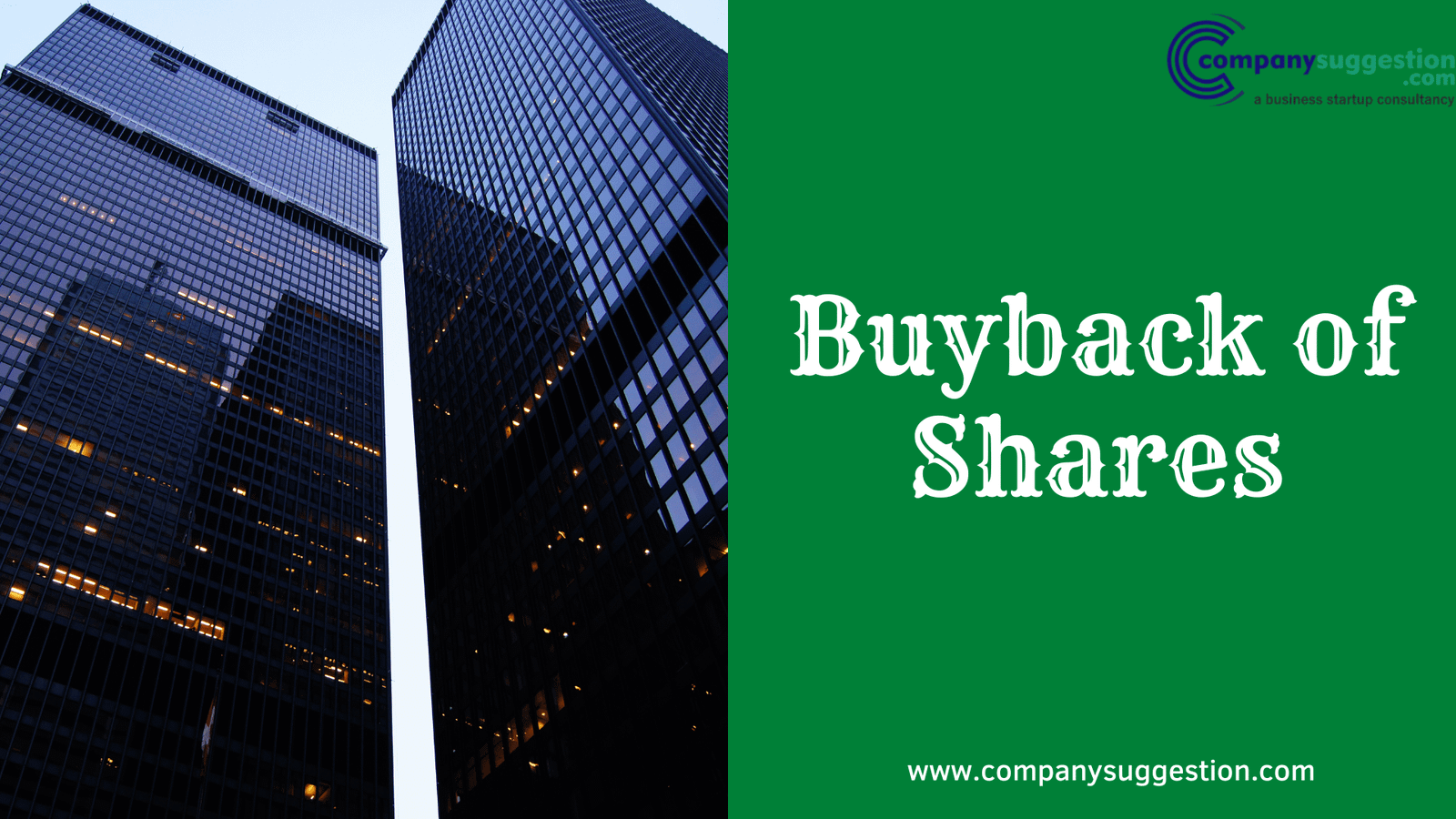 What is a buy-back of shares?