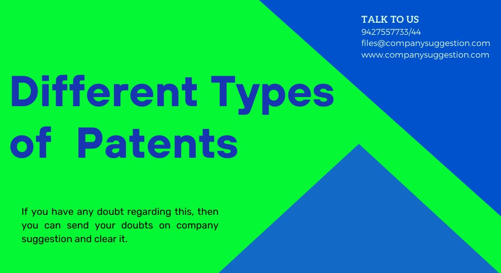 What kinds of patent application does Indian law use?