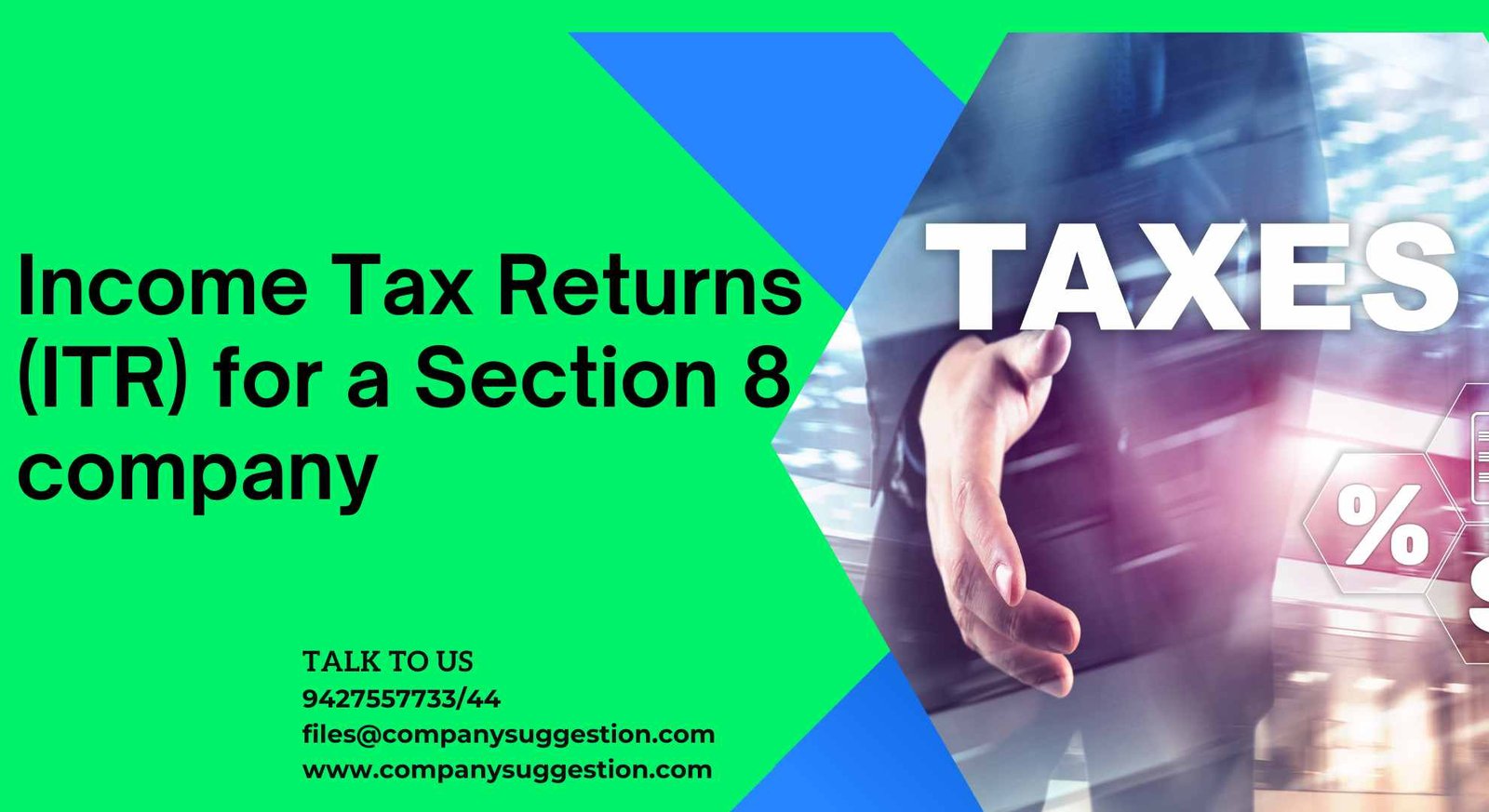 Which return does a section 8 company file?