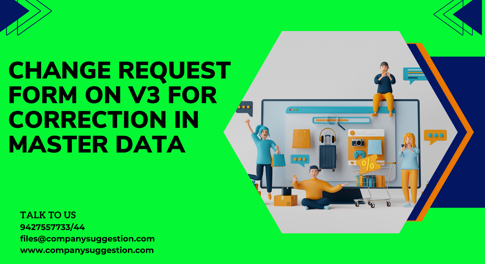 What is the MCA change request form?