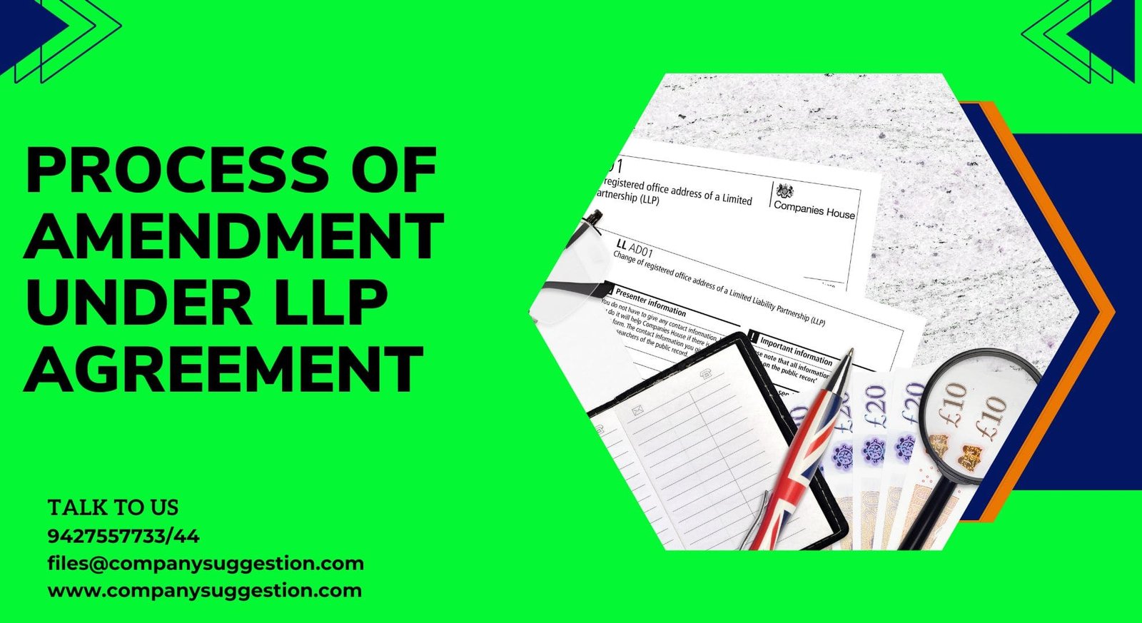 Which changes to an LLP agreement are filed in Form 3?