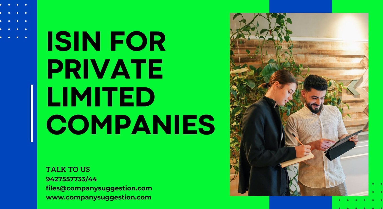 When does a private company need an ISIN?